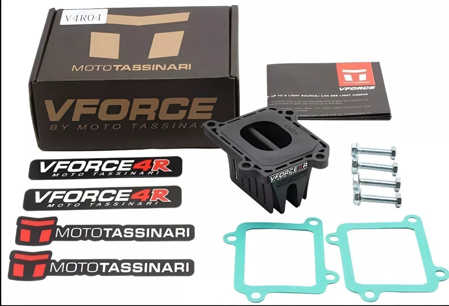 🏍 VForce 4R Reed Valve Block – Fits Yamaha YZ125 2005-2021 | Moto Tassinari High-Performance Reeds