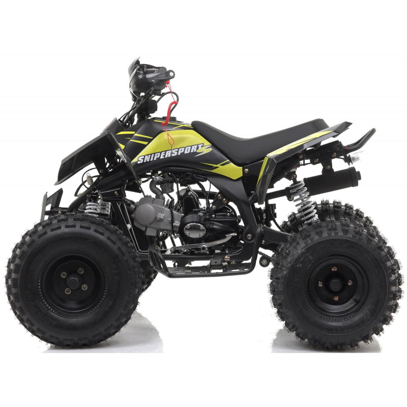 120cc Sniper Pro Quad Bike – Fully Automatic with Reverse Black